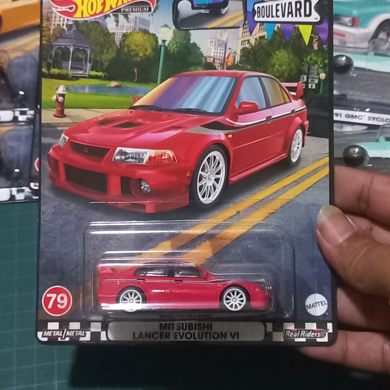 Hot Wheels Mitsubishi Lacer Evolution VI Premium Shopee Malaysia