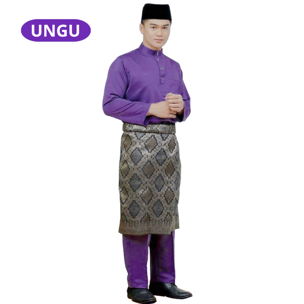 Layooney Men S Clothing Malay Teluk Belanga Kurung Cekak Musang Muslim