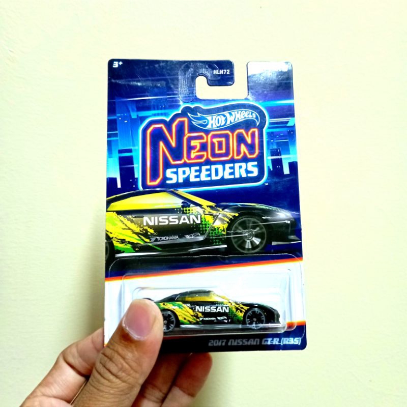 Hot WHEELS NISSAN GTR R 35 NEON SPEEDERS CARD Wrinkle Shopee Malaysia