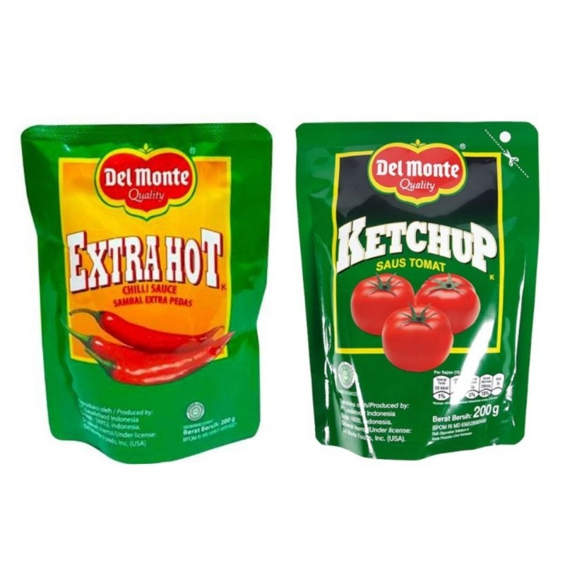 Del Monte Extra Hot Gr Del Monte Ketchup Gr Delmonte Sambal Sauce