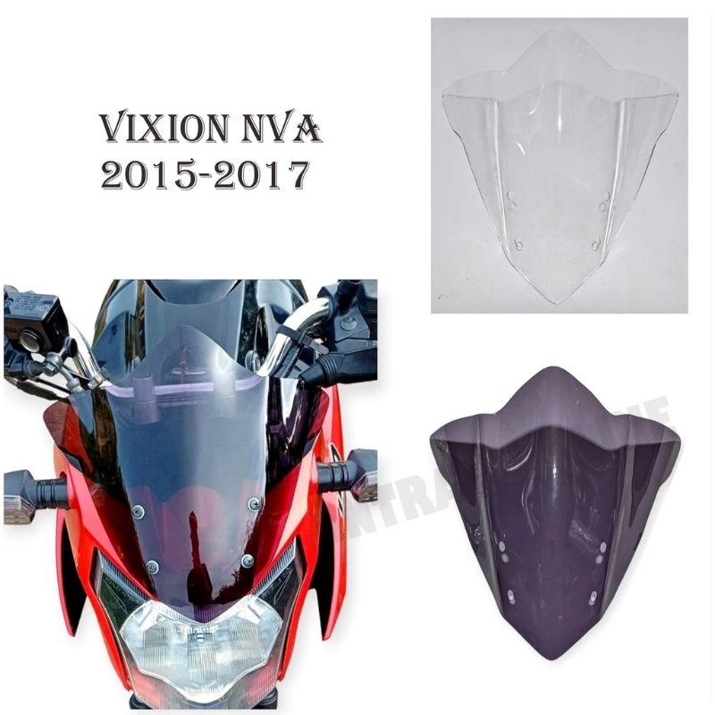 Windshield Visor Vixion Nva 2015 2017 Barong Ninja R Model Shopee