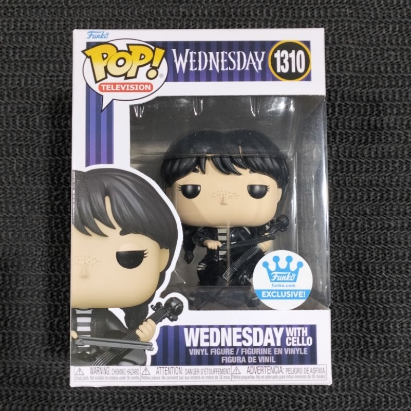 Funko Pop Wednesday Wednesday With Cello 1310 Funko Shop Exclusive