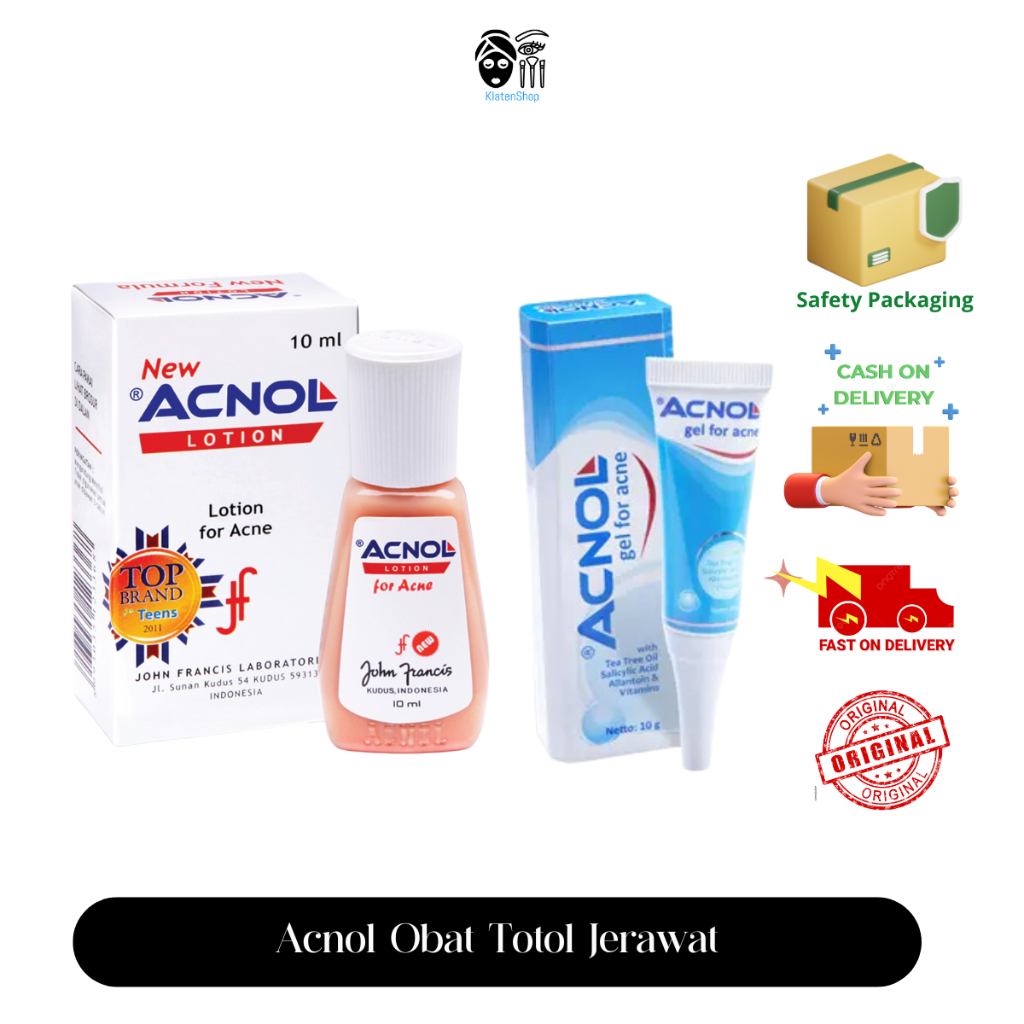 Acnol Gel For Acne Gr Acnol Lotion For Acne Ml Shopee Malaysia