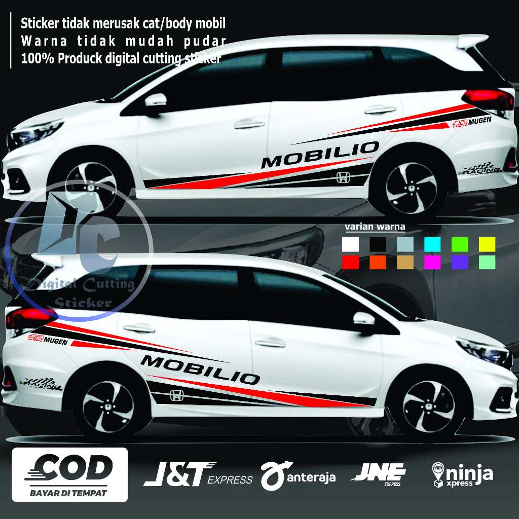 Honda Mobilio Sticker List Mugen Car Cutting Sticker Shopee Malaysia