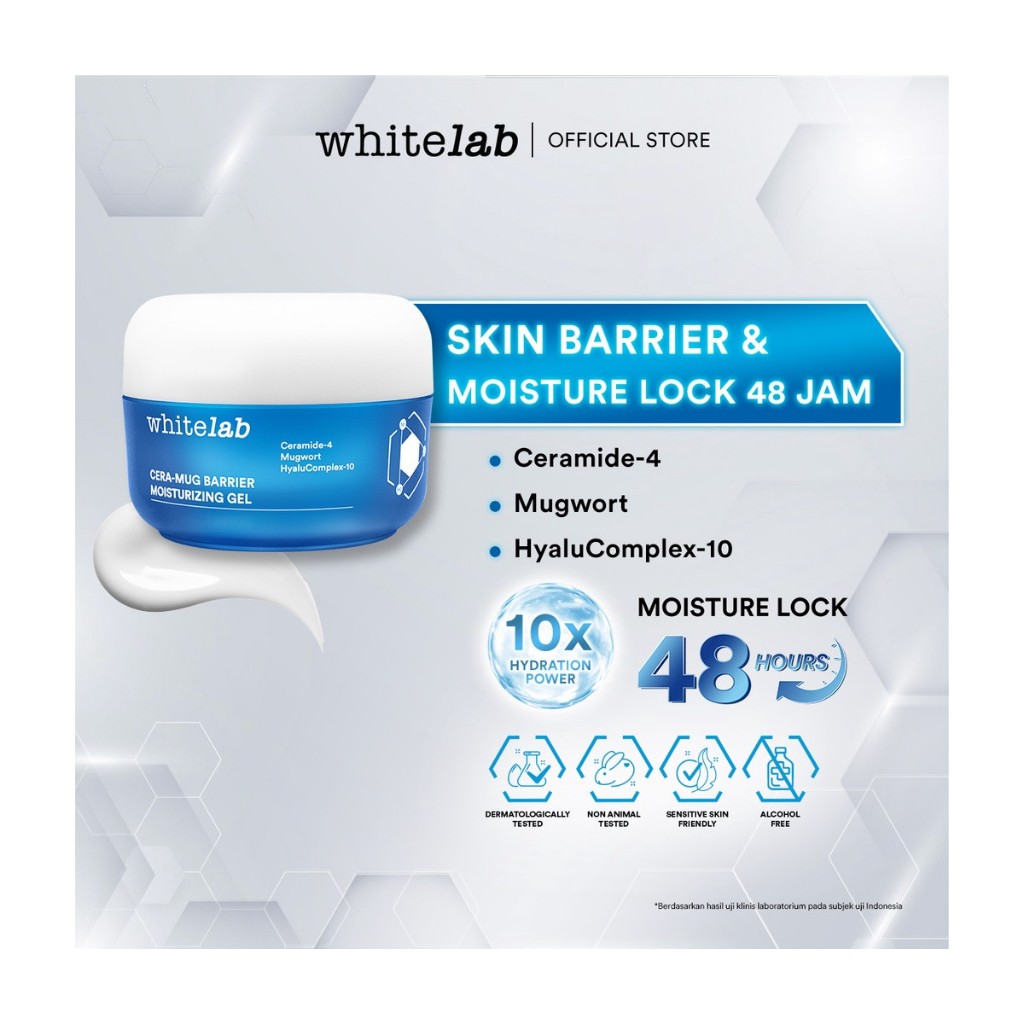 Whitelab Cera Mug Barrier Moisturizing Gel Dry Facial Skin