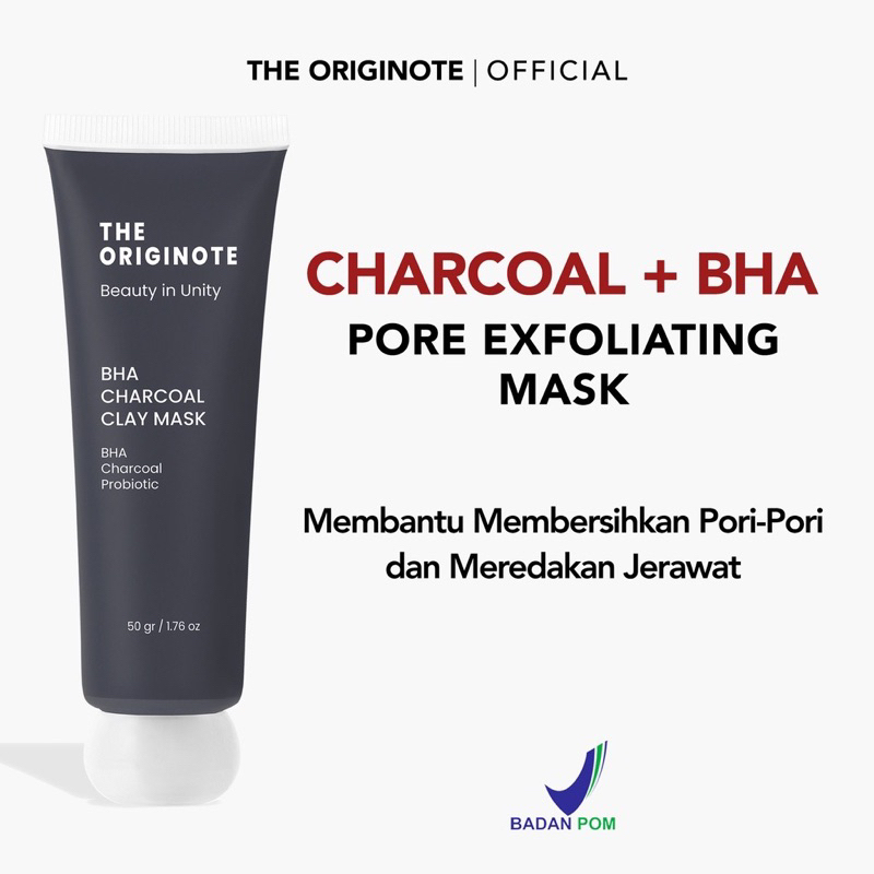 The Originote Bha Charcoal Clay Mask Gr Shopee Malaysia