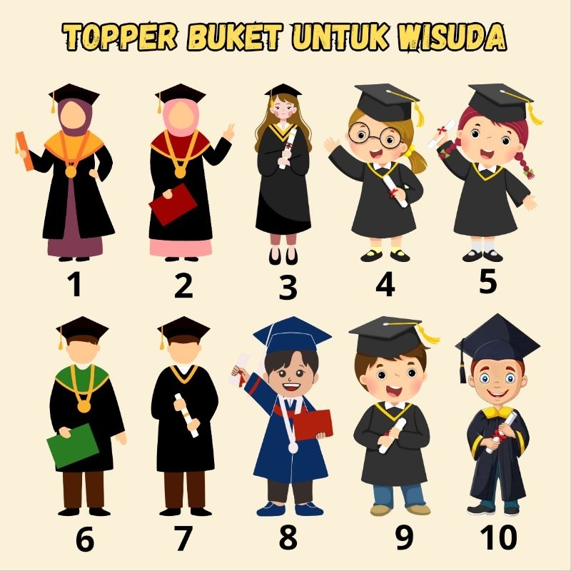 Graduation Bouquet Topper Graduation Topper Shopee Malaysia