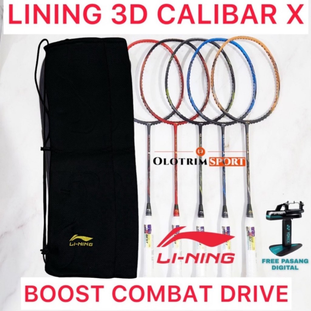 Calibar X Combat Drive Boost Series D Lining Badminton Racket Original