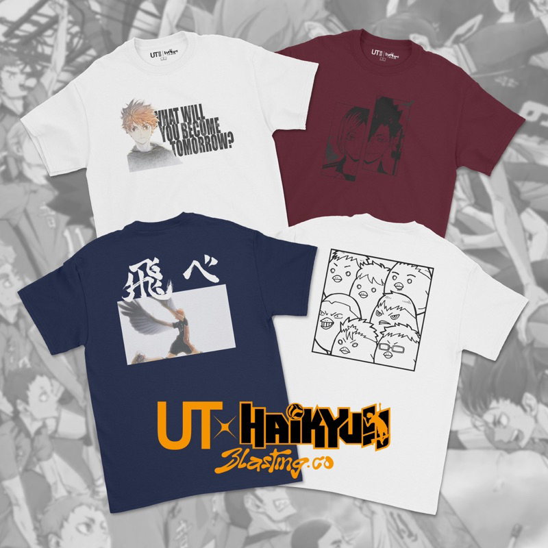 Uniqlo X Haikyuu Ut Graphic T Shirt Hinata Shoyo Kageyama