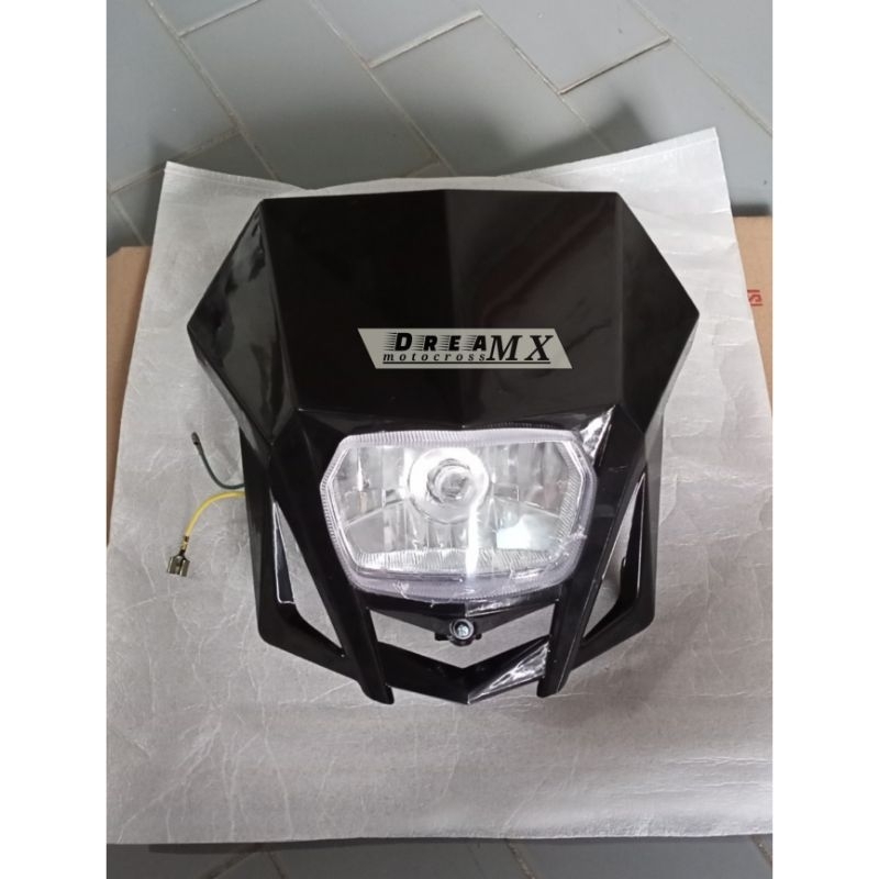 Headlamp Polisport Reflector Shell Headlight Polisport Modification