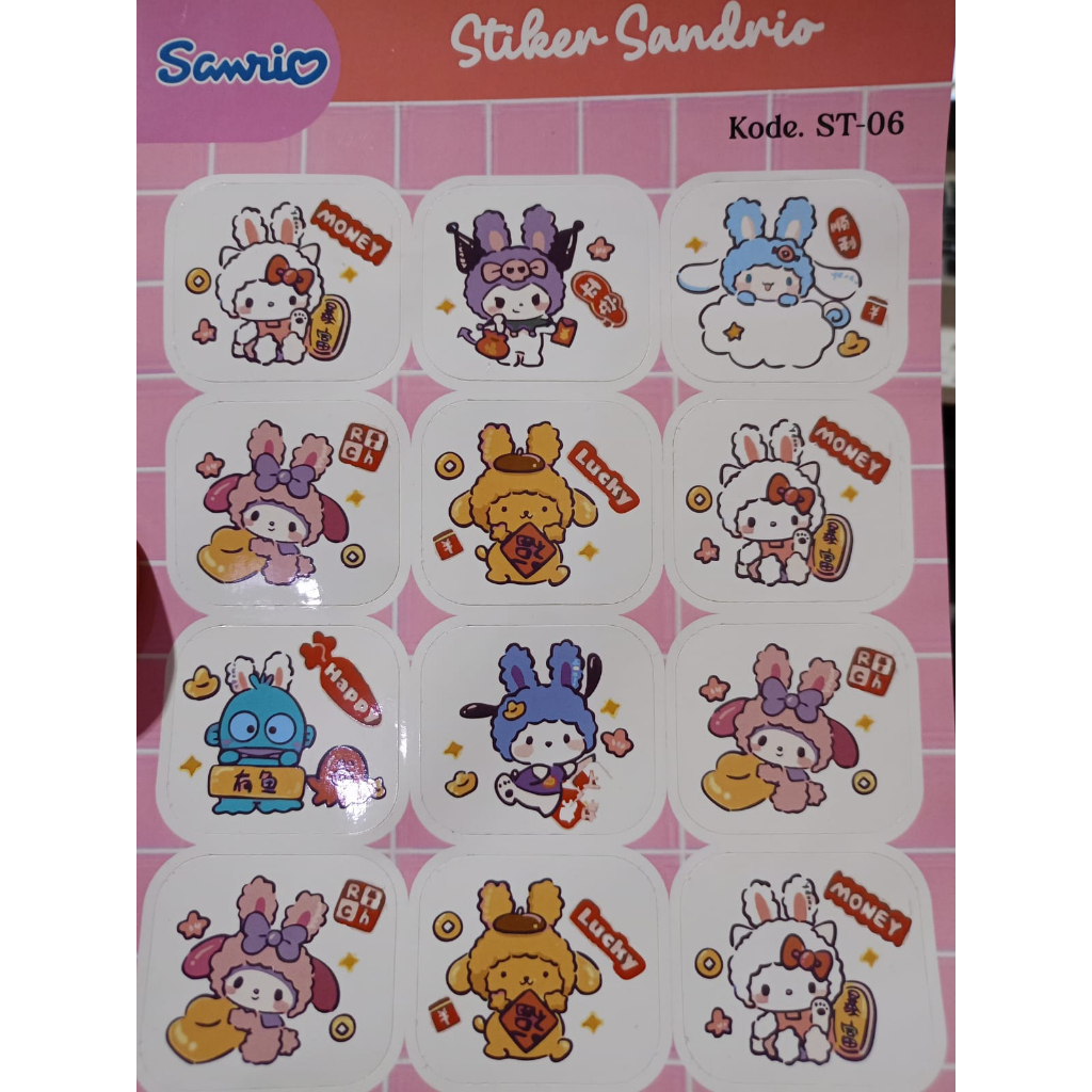 Sandrio Kuromi Melody Cinnamoroll Sticker Toca Boca Life Shopee Malaysia