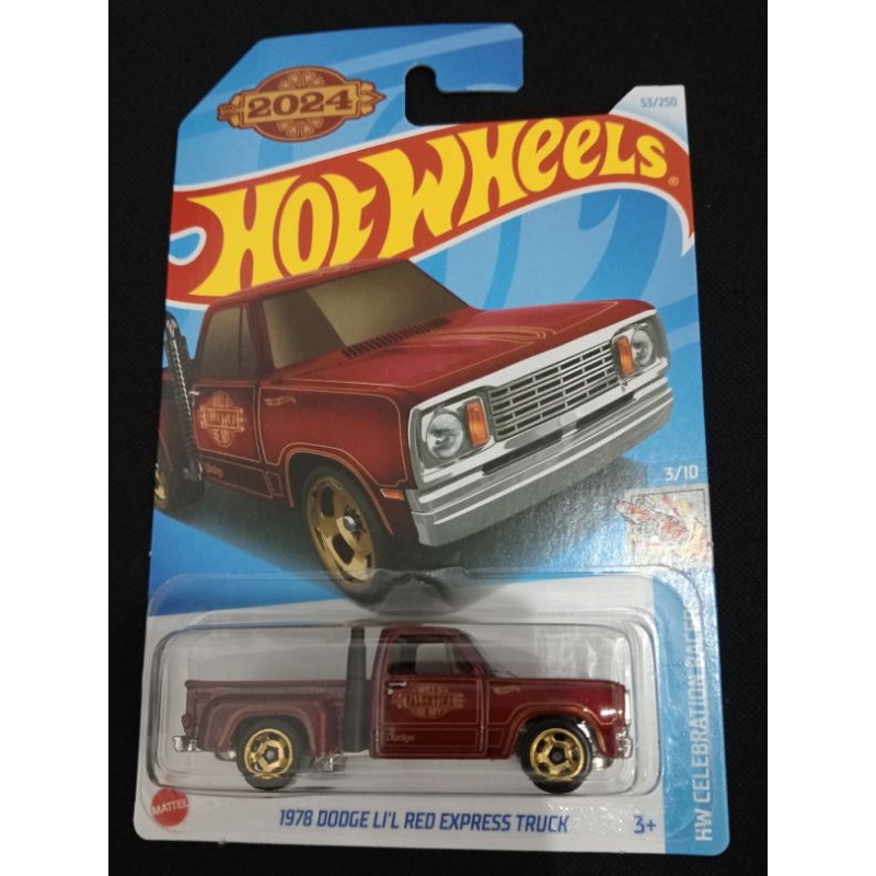 HOT WHEELS 1978 DODGE LI L RED EXPRESS TRUCK Shopee Malaysia