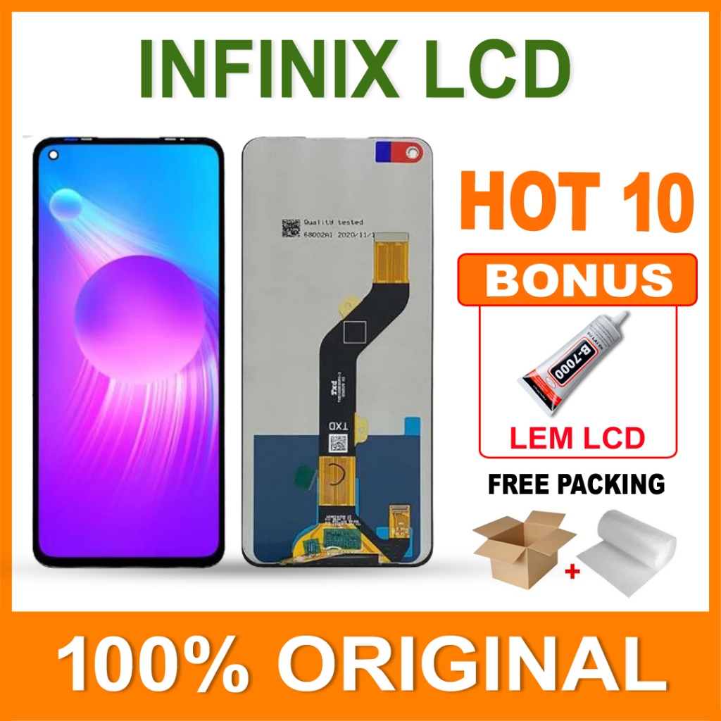 Lcd INFINIX HOT 10x682 X682C X683 FULLSET TOUCHSCREEN HD ORIGINAL