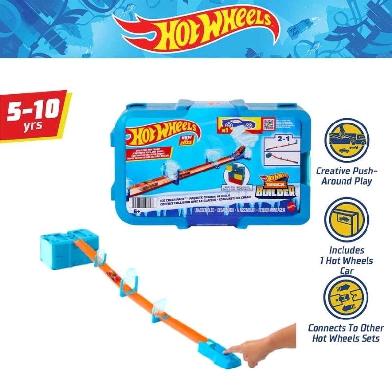 Hot Wheels Track Set With Car Modular And Stackable Storage Box HNJ Shopee Malaysia