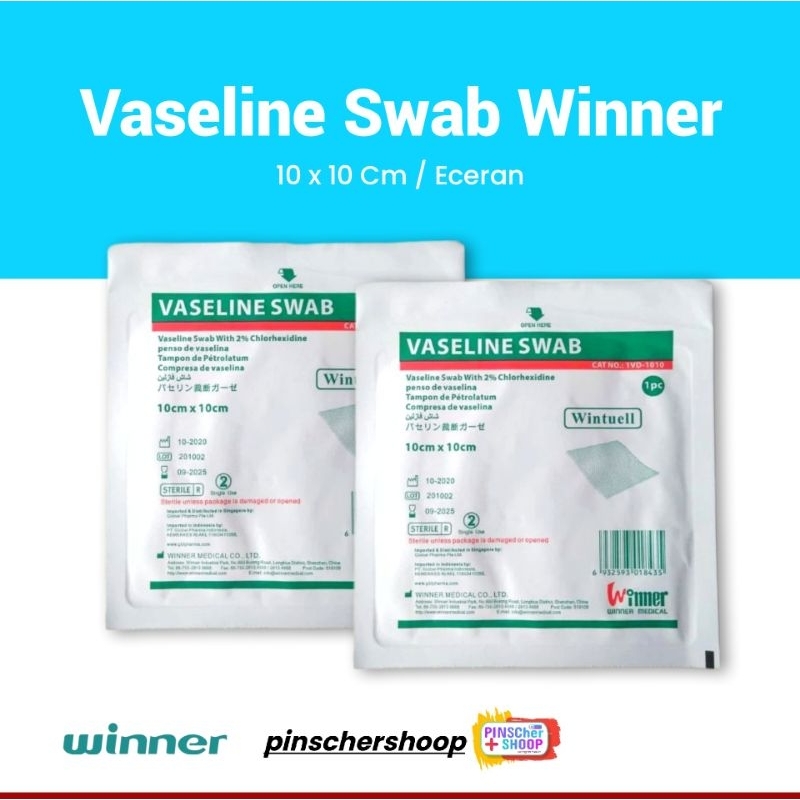 Vaseline Swab Winner 10x10 Cm Gauze Net Unit Shopee Malaysia