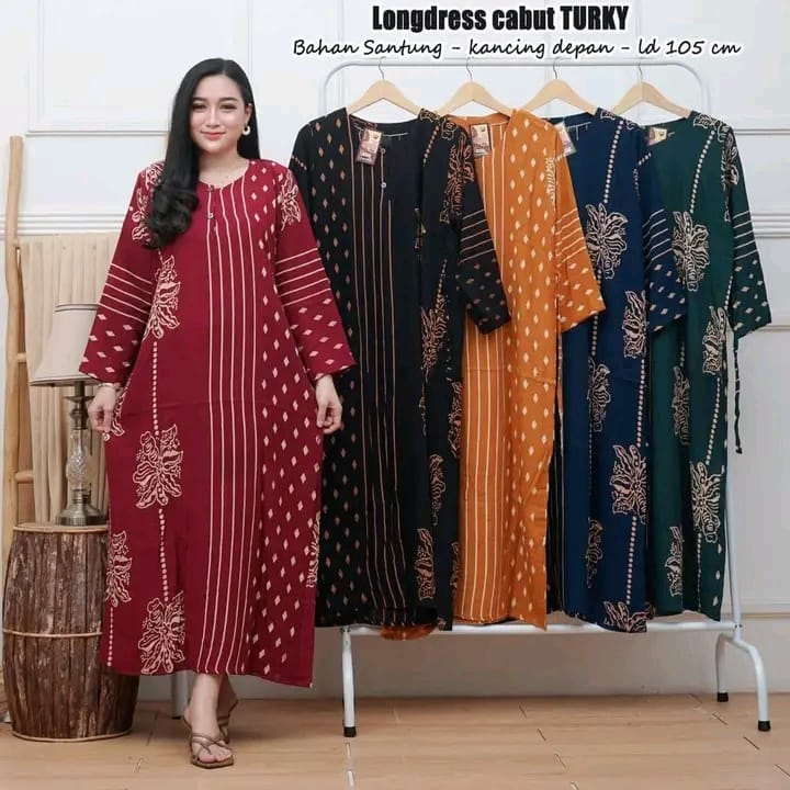 Long Dress Long Dress Pregnant Women Ld Long Sleeve Batik Negligee