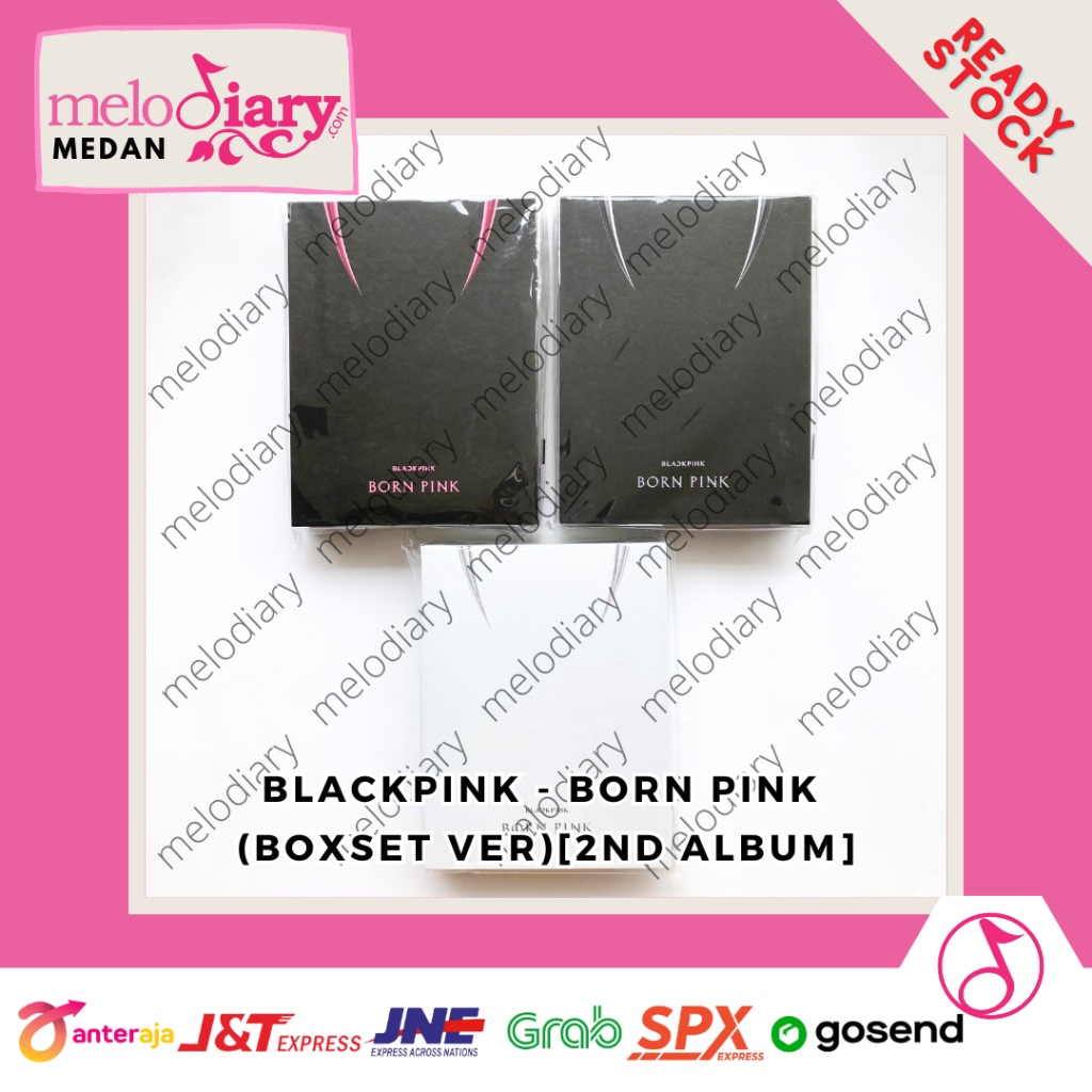 Blackpink BORN PINK BOX SET VER 2ND ALBUM Shopee Malaysia