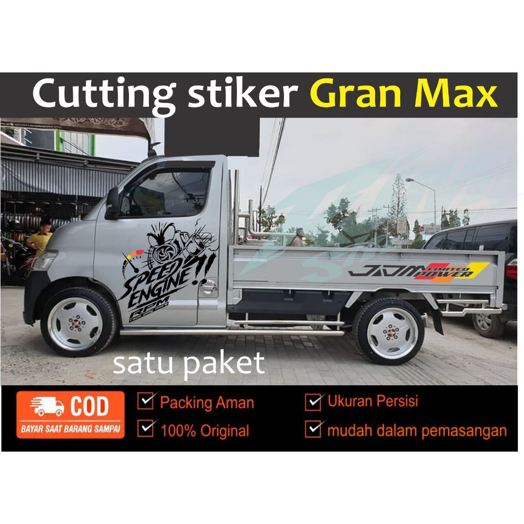 Gran Max Car Cutting Sticker Latest Gran Max Body Sticker Shopee Malaysia