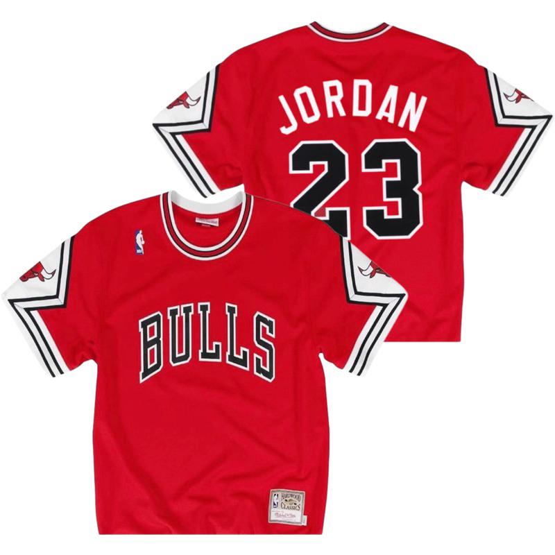 Merah Nba Basketball Jersey Sleeve Sleeve Chicago Bulls Michael