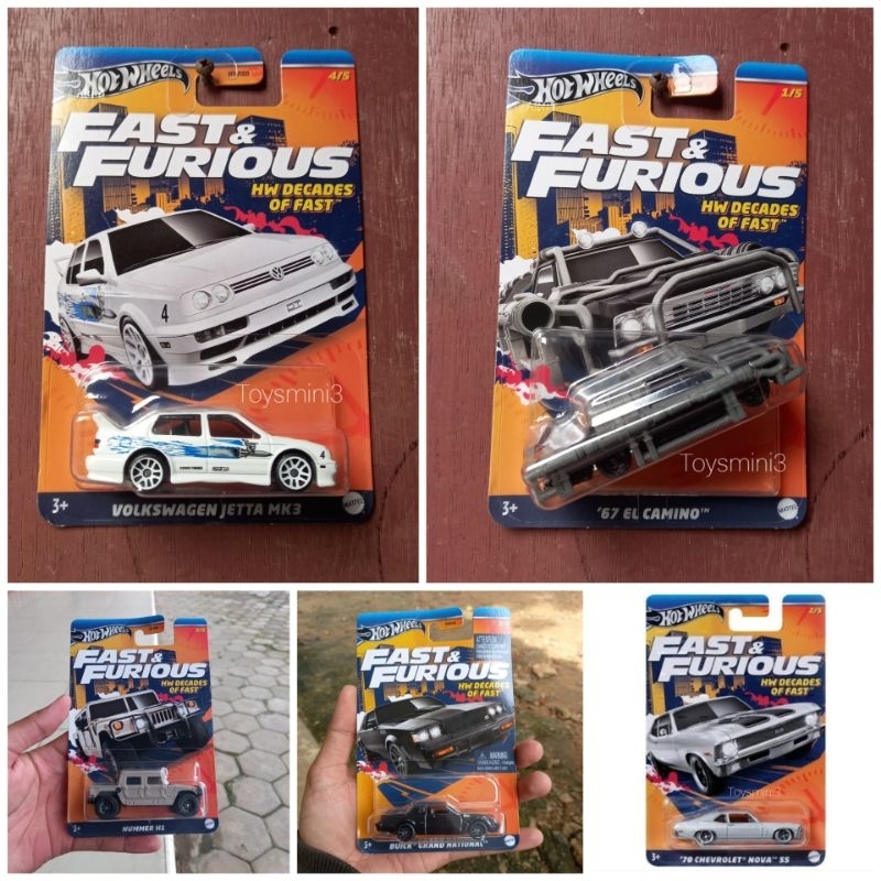 Hot Wheels Fast And Furious Hw Decades Of Fast Shopee Malaysia