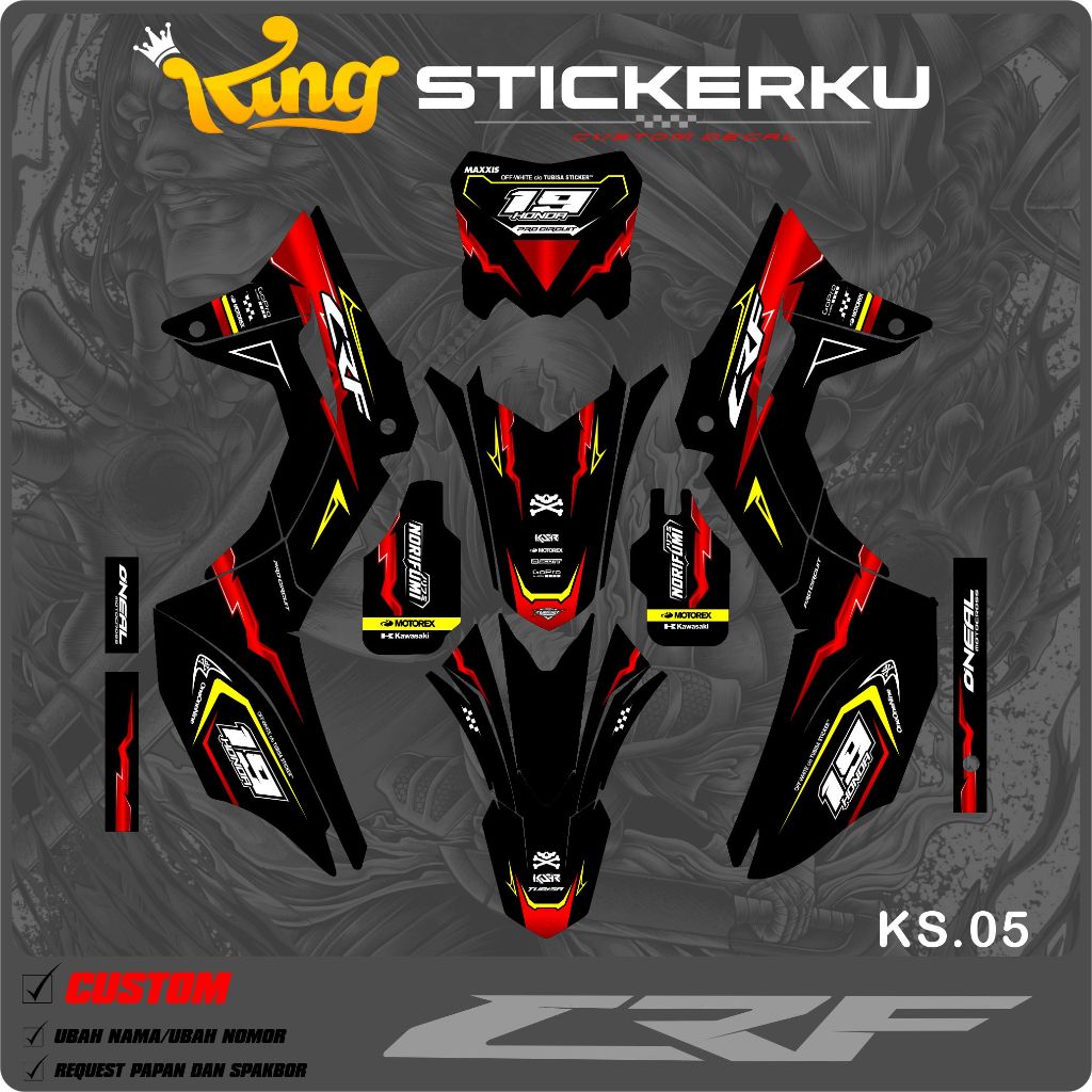 Sticker Decal Full Body Crf L Trail Supermoto Sticker Striping