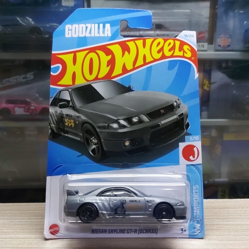 Hot Wheels Nissan Skyline Gtr Bcnr Godzilla Gray Shopee Malaysia