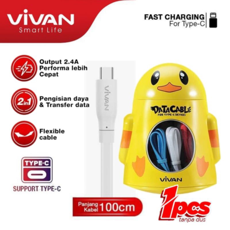 Vivan Data Cable Cbc S Cable Data Type C A Cm Original