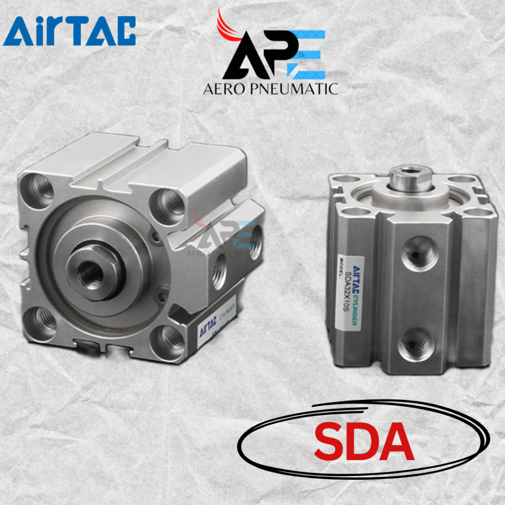 Sda X Compact Pneumatic Cylinder Airtac Sda X Inner Thread