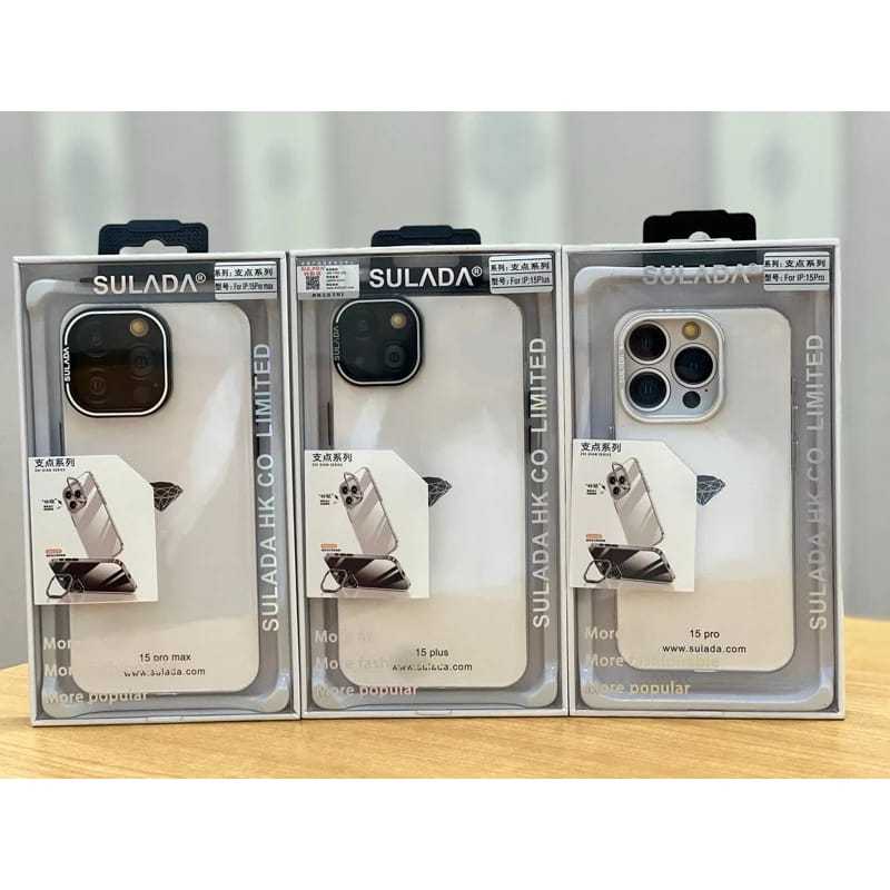 Sulada HARD CASE CAMERA STAND IPHONE 15 15 Plus 15 Pro 15 Pro Max