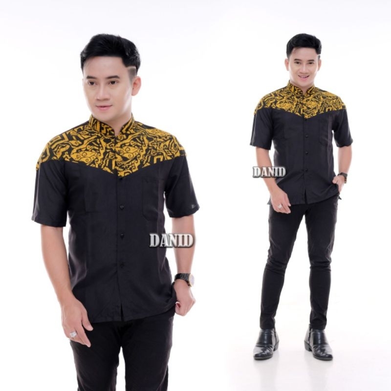 Kemeja Koko Shirt For Men Gus Azmi Moslem Muslimin Combination Of Koko