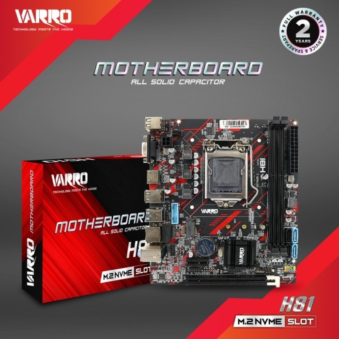 Motherboard Varro H Intel Lga Ddr Slot M Nvme Shopee Malaysia