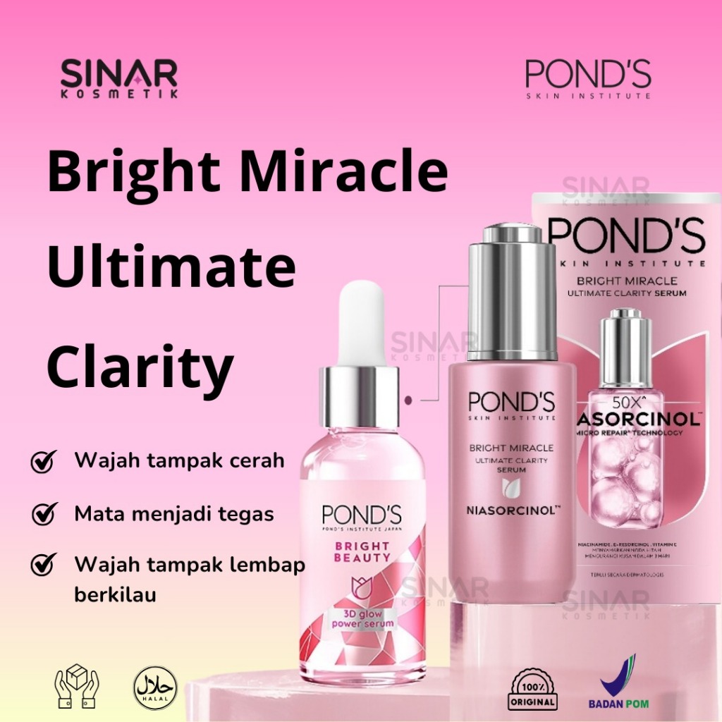 Ponds Bright Miracle Ultimate Clarity Serum Bright Beauty Power Serum