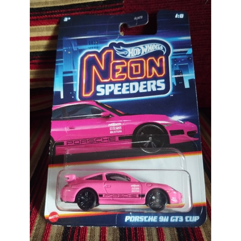 Hot Wheels Porsche 911 GT3 CUP Neon Speeders Shopee Malaysia