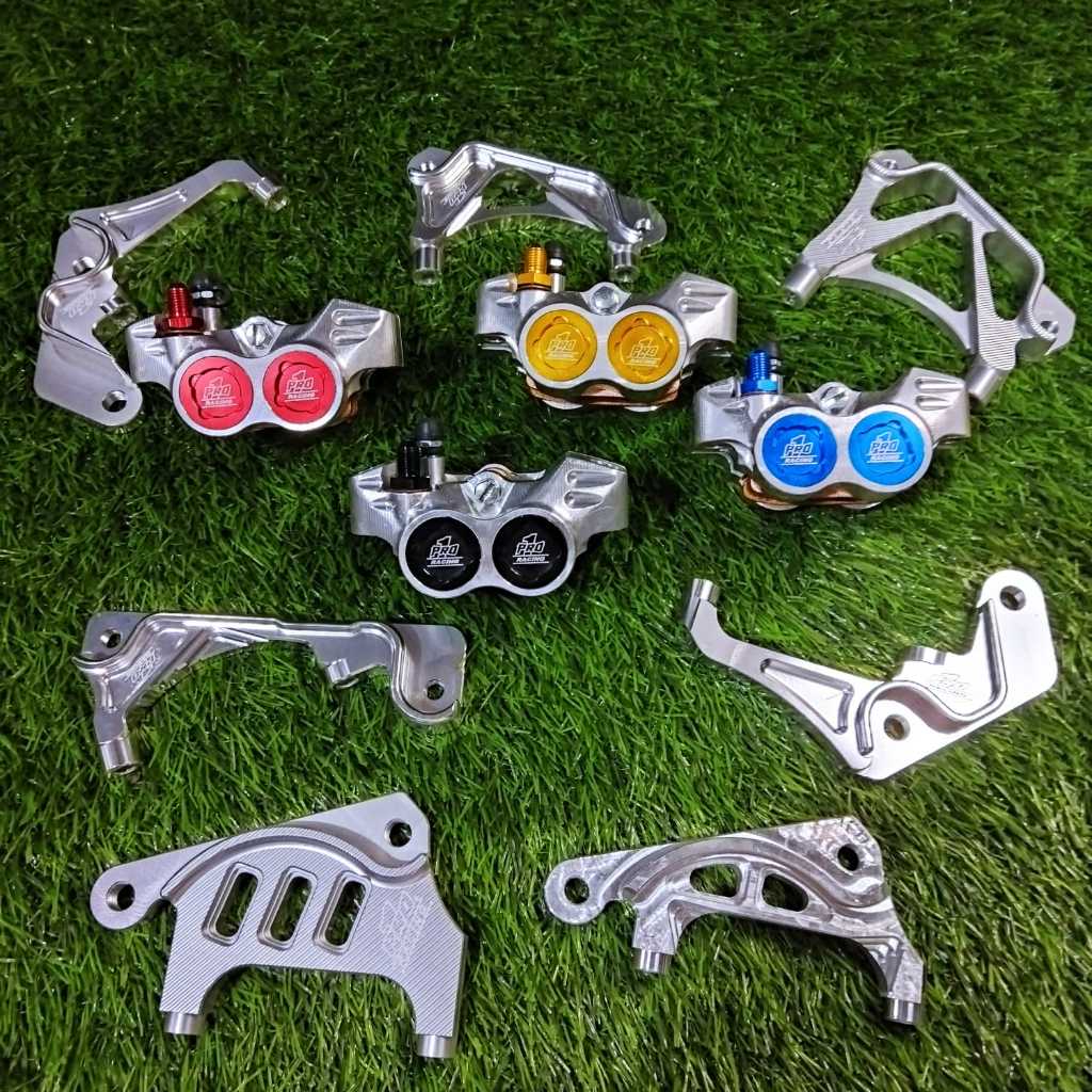 Bracket Set Caliper Pro Racing Model Formula Piston Monoblock Coin