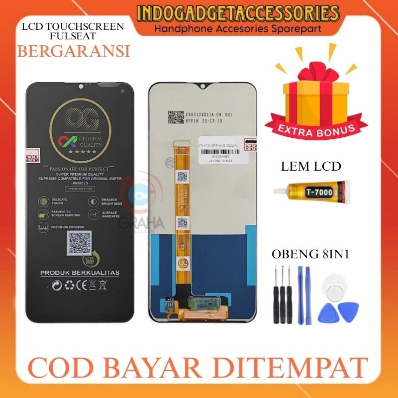 Lcd OPPO A15 A15S OG ORI SUPER FULLSET TOUCHSCREEN Shopee Malaysia