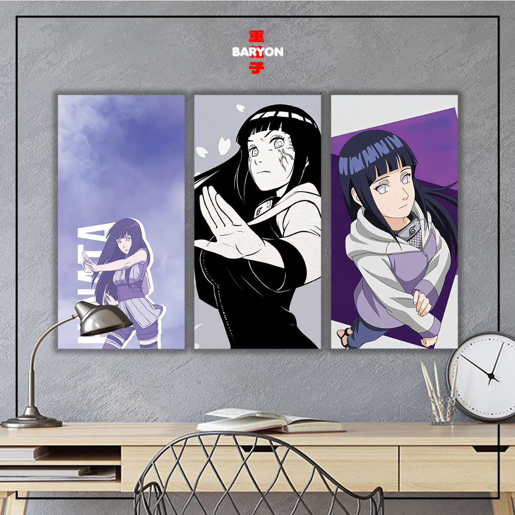 HIASAN DINDING KAYU Baryon Wall Decor Wall Hanging NARUTO HINATA Home