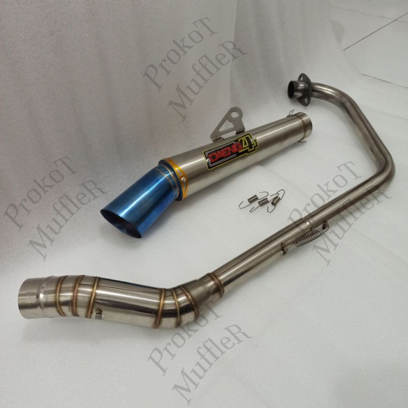 Open Specs Daeng Sai4 Exhaust Pipe For Tmx 125 155 Raider 150 Rusi Tc