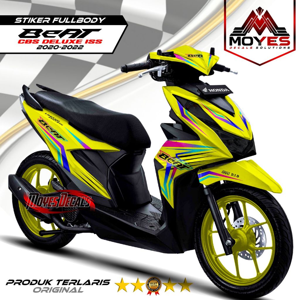 Terbaru Decal Sticker Honda Beat Deluxe Street Full