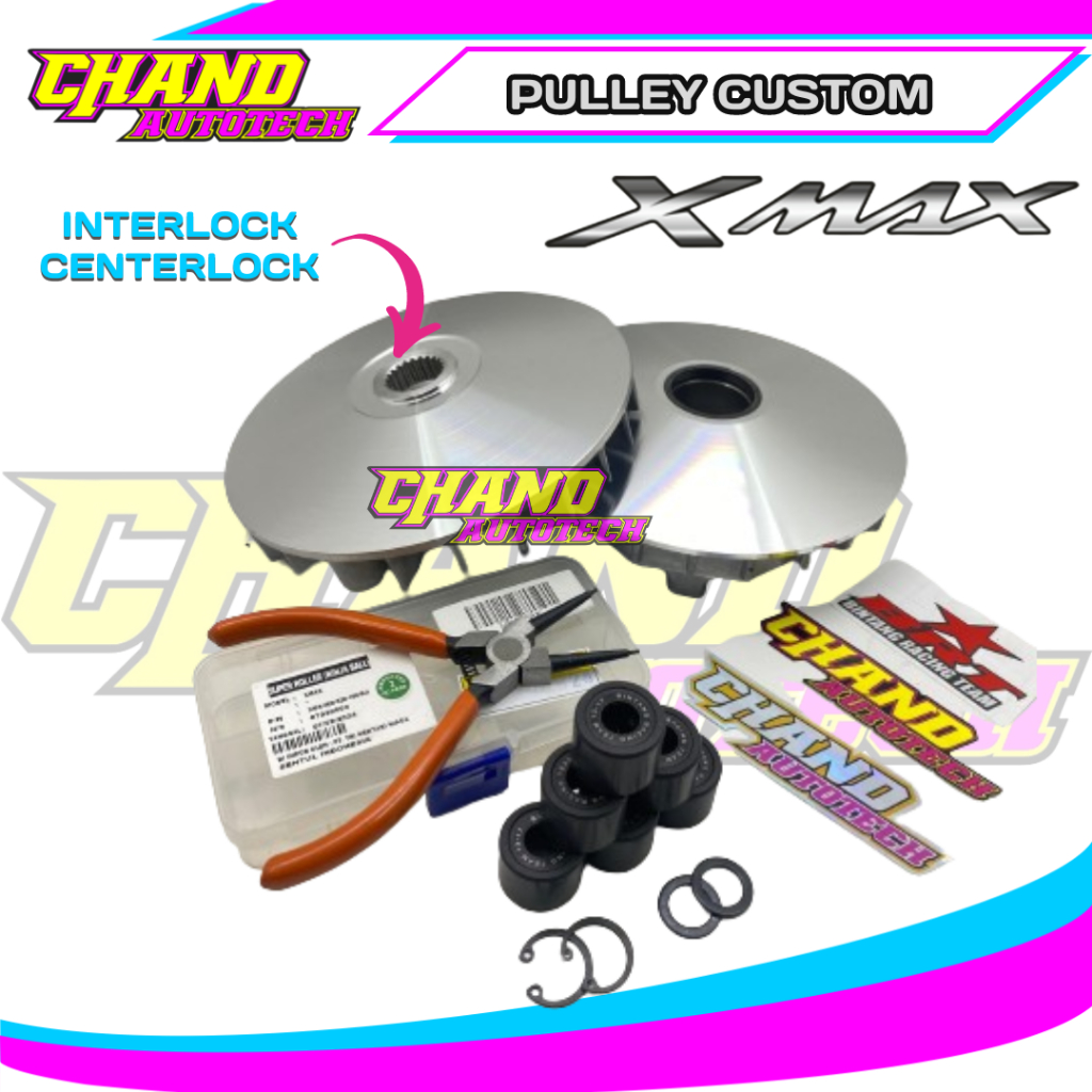 Pulley Pulley Custom Xmax 250 Interlock Pulley Xmax 250 Package Upgrade