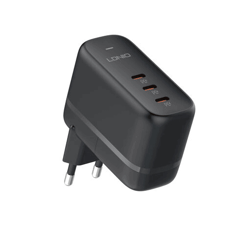 Ldnio Q367 Original Travel Charger GaN 3 USB C 65W Super Fast Charging