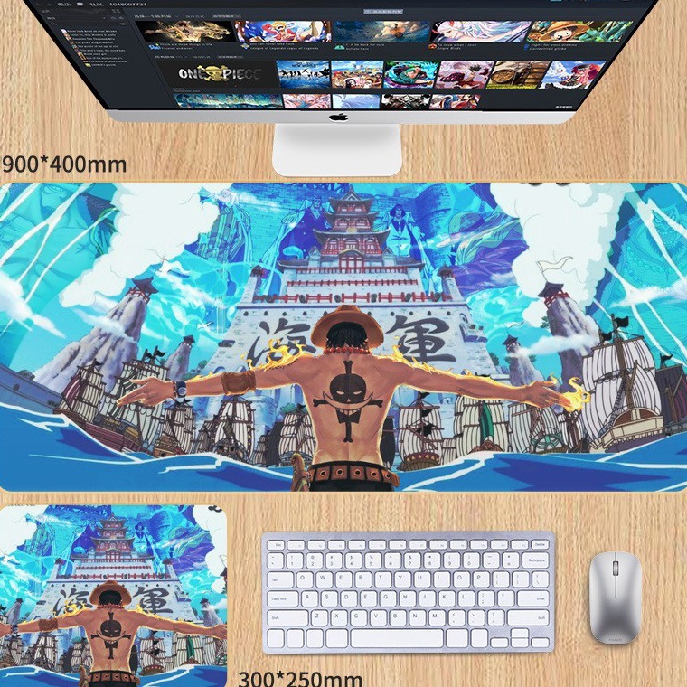 One Piece Anime Mouse Pad Uk X Code E E Shopee Malaysia