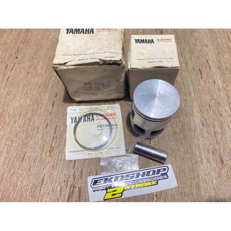 Piston Assy Yamaha RX100 Piston Kit Yamaha RX 100 RX100 Os 25 Oversize