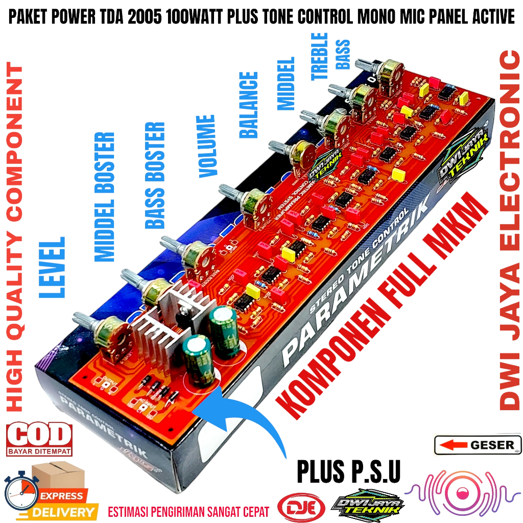 Jal Stereo Tone Control Parametric Kit Series Shopee Malaysia