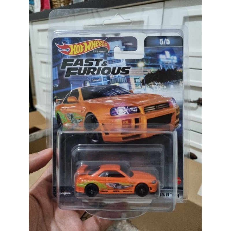 Hot Wheels R34 FNF Orange Shopee Malaysia