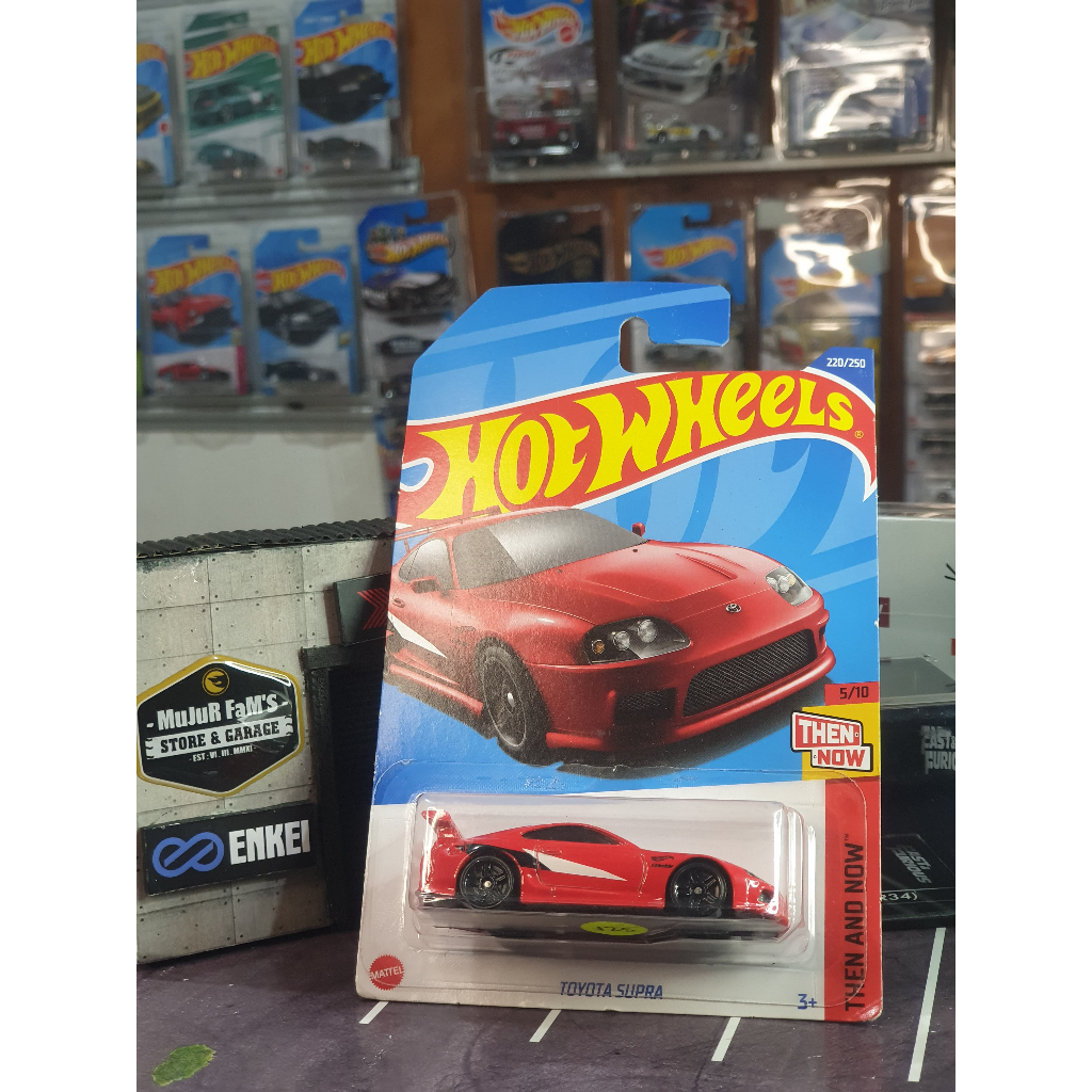 MERAH Hot Wheels Regular Toyota Supra MK4 Red Shopee Malaysia