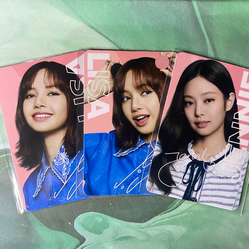 Photocard Oreo X Blackpink Pc Lalisa Lisa Jisoo Pc Only Jennie Rose