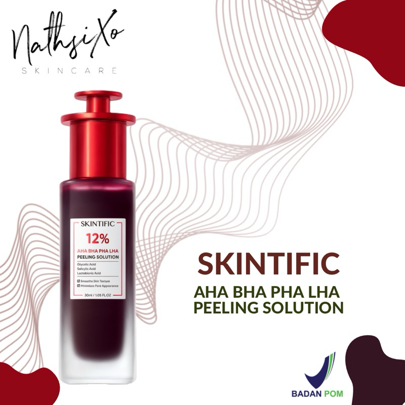 Ready Skintific Aha Bha Pha Lha Peeling Solution Serum Ml