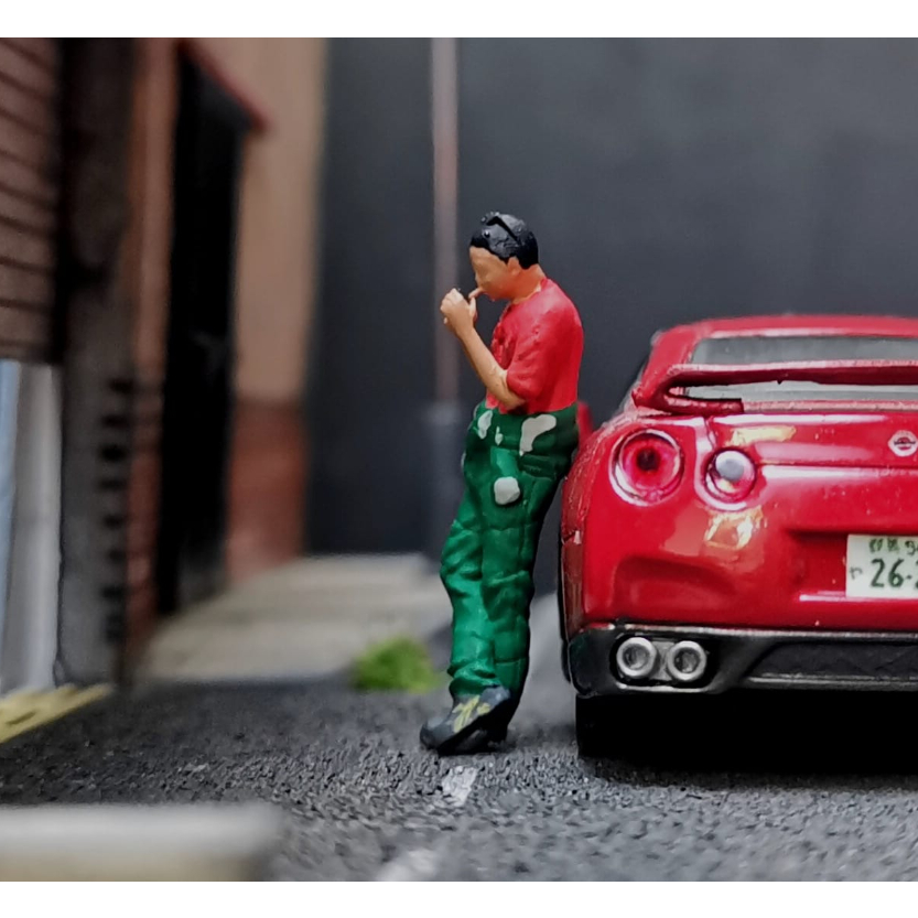 Figure 1 64 DK Keiichi Tsuchiya Diorama Mockup Hot Wheels Drift King