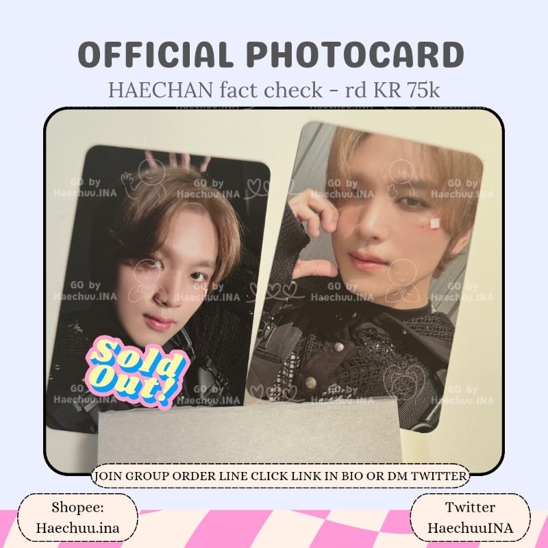 Join Go Rd KR PC Photocard Haechan Fact Check Nct 127 Nct Dream View