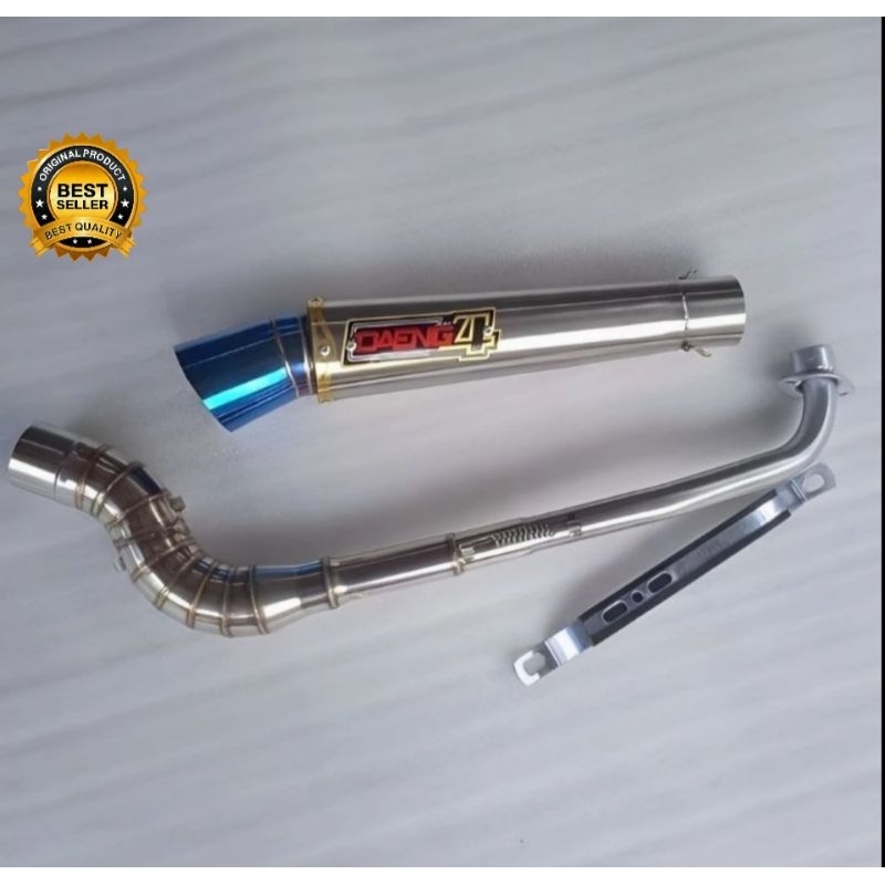 Daeng Sai Conical Exhaust Pipe For Xrm Wave Fury Rs Raider